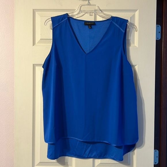 Lane Bryant Blue Hi Low Tank Top 20 - Picture 1 of 6